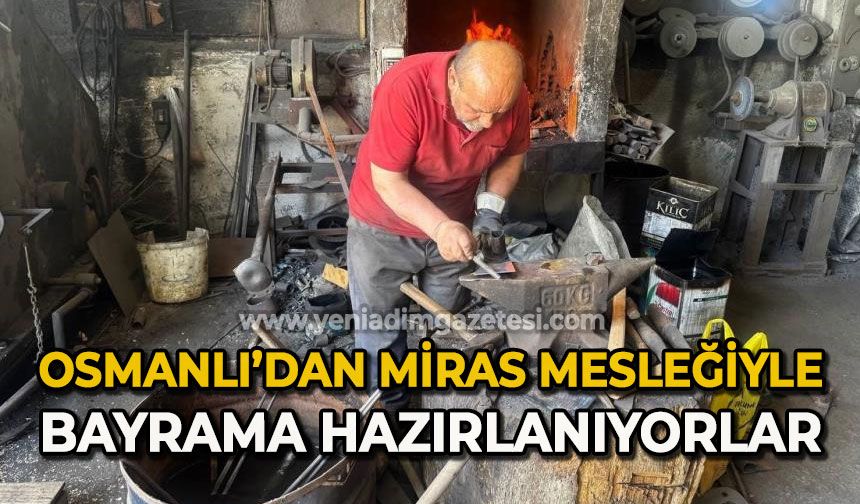 Osmanlı’dan miras mesleğiyle kurban bayramına hazırlanıyor