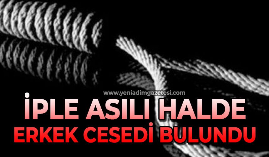 Ağaca asılı halde erkek cesedi bulundu