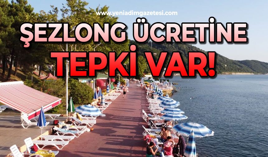 Şezlong ücretine tepki var!