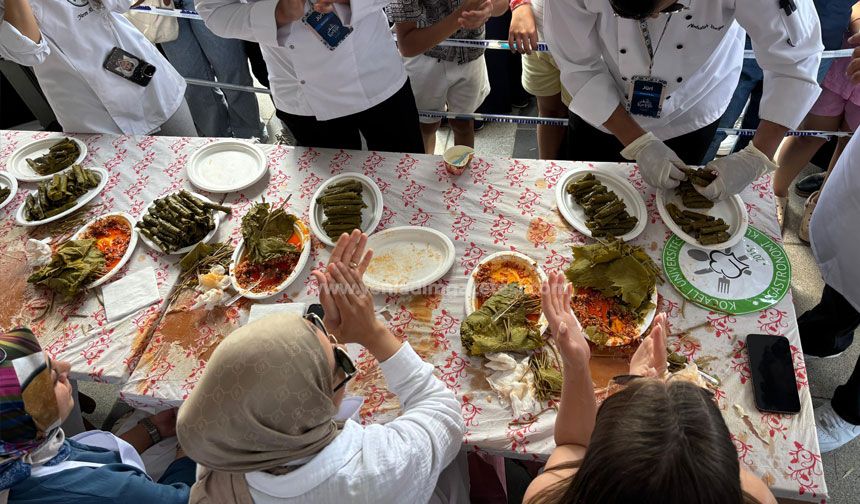Gastronomi Festivali’nde hem gözler hem de damaklar şenlendi