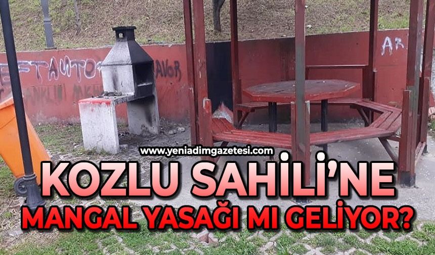 Kozlu Sahili'ne mangal yasağı mı geliyor?
