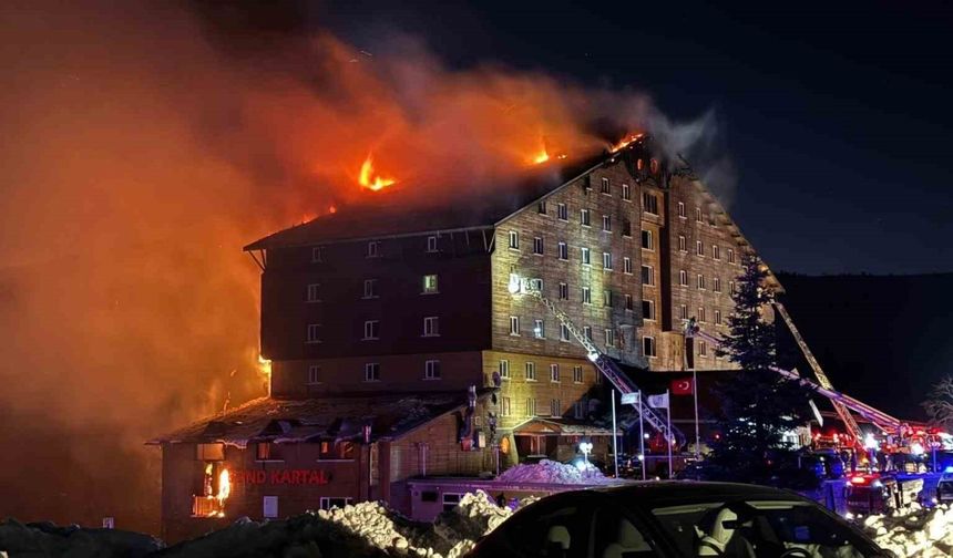 Otel yangını davası sürüyor
