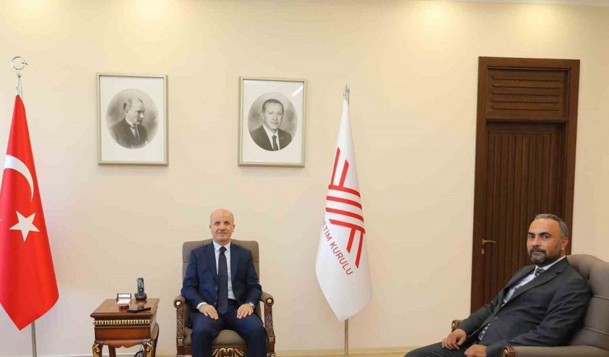 Rektör Akkaya’dan YÖK Başkanına ziyaret