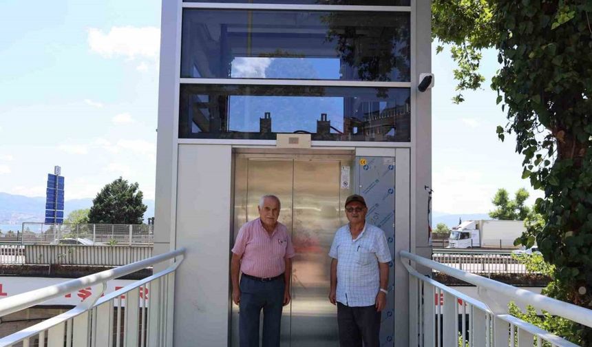 Tren Garı’ndaki asansör hizmete alındı