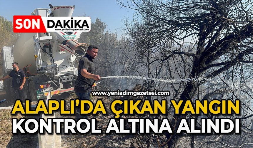 Alaplı’da çıkan yangın kontrol altına alındı
