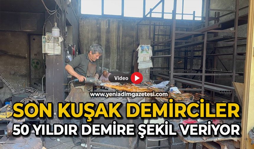 Son kuşak demirciler 50 yıldır demire şekil veriyor