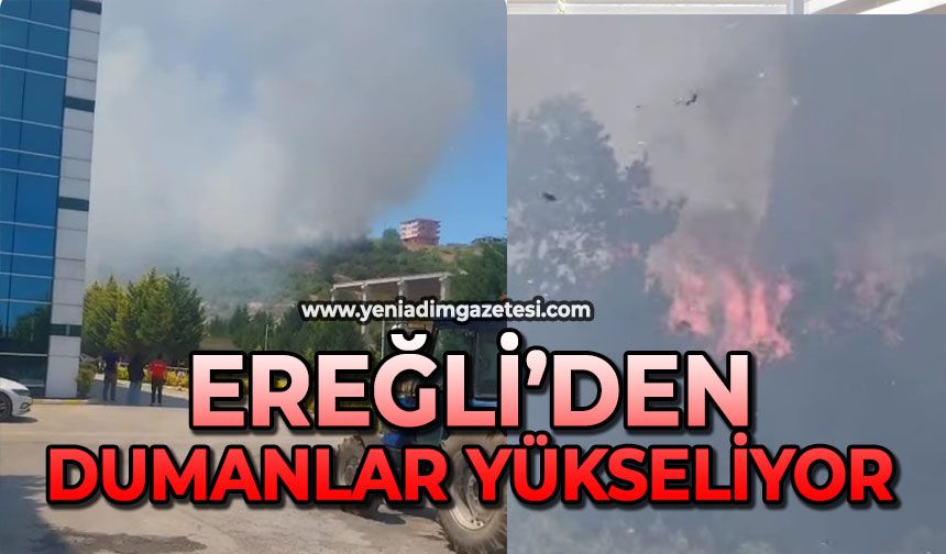 Ereğli’den dumanlar yükseliyor