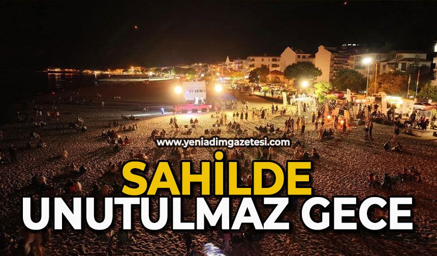 Sahilde unutulmaz gece