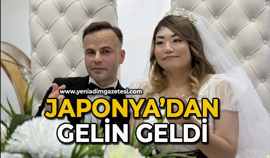 Japonya’dan gelin geldi
