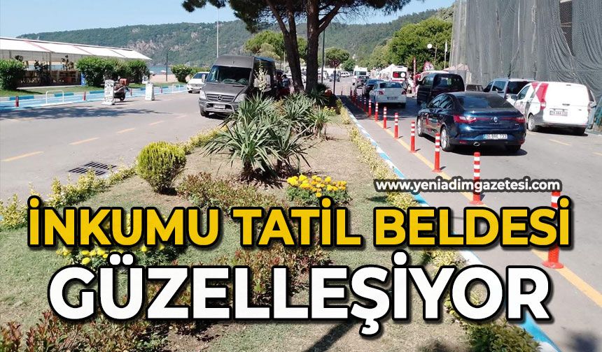 İnkumu tatil beldesi güzelleşiyor