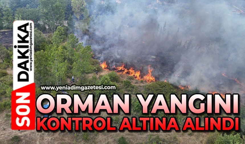 Orman yangını kontrol altına alındı