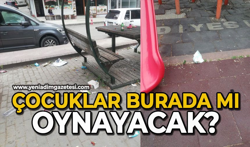 Çocuklar burada mı oynayacak?