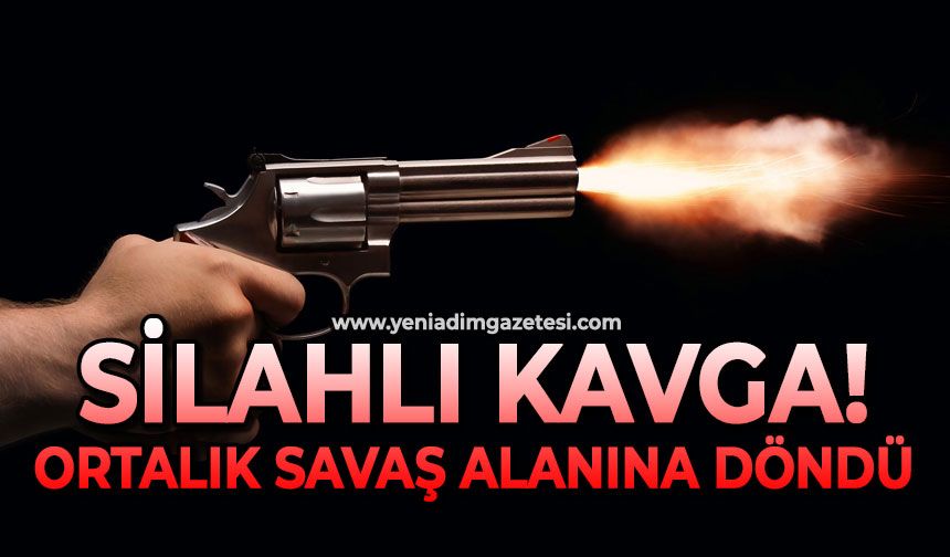 Silahlı kavga: Sokak savaş alanına döndü