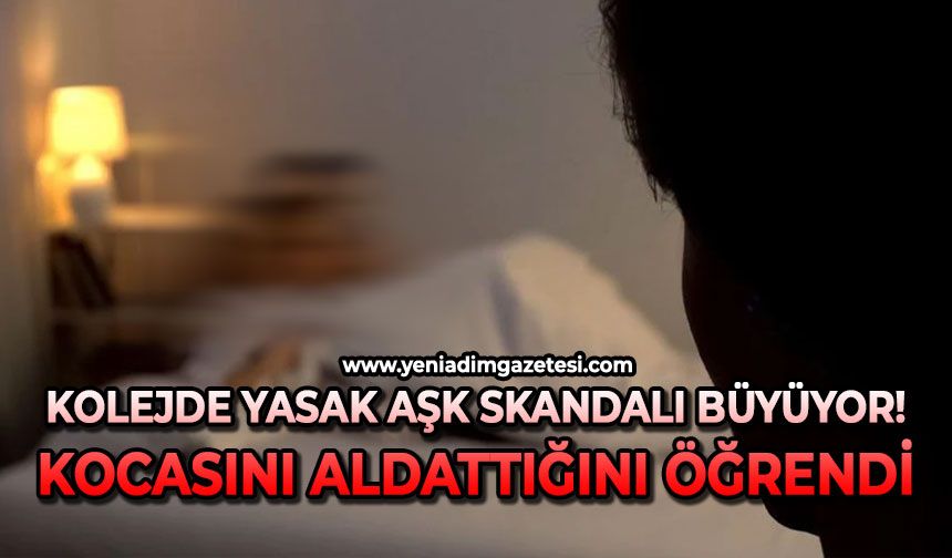 Kolejde ki yasak aşk skandalı büyüyor: Kocasının aldattığını öğrendi!