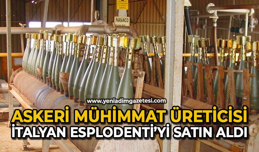Askeri mühimmat üreticisi İtalyan Esplodenti’yi satın aldı