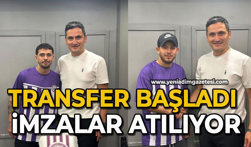 Transfer başladı imzalar atılıyor