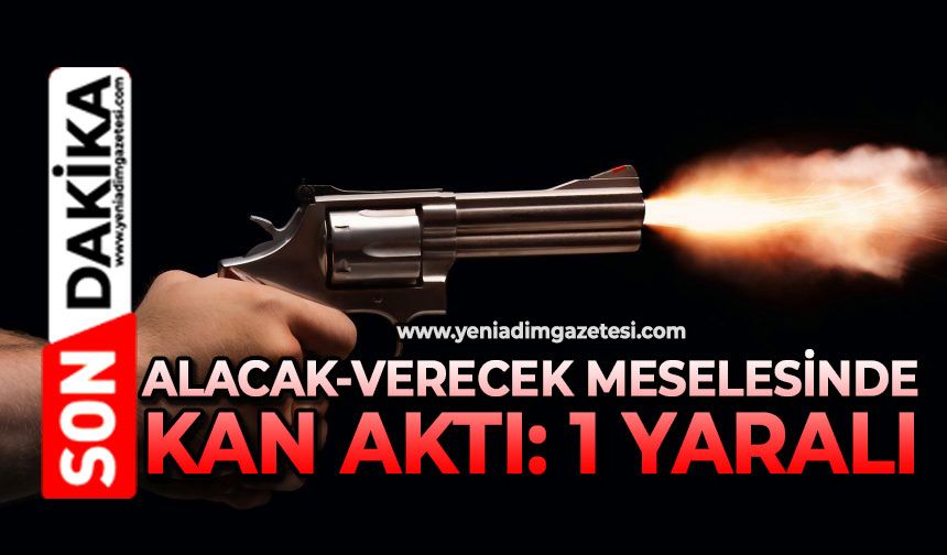 Alacak-verecek meselesinde kan aktı: 1 yaralı