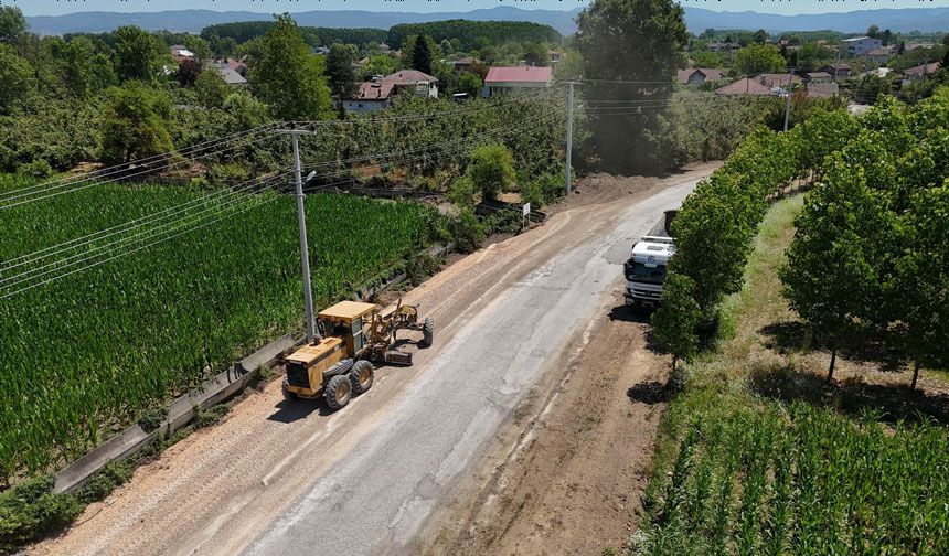 Yol genişletme çalışmaları devam ediyor