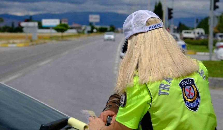187 araç trafikten men edildi