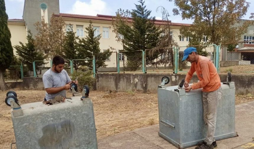 Çöp konteynırlarına yerinde müdahale