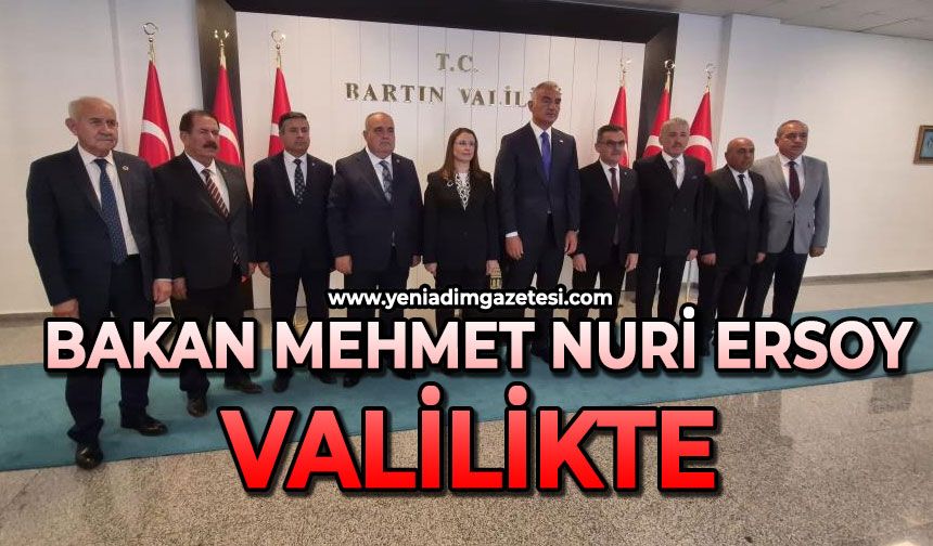 Bakan Ersoy, Bartın’da