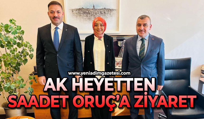 AK heyetten Saadet Oruç’u ziyaret