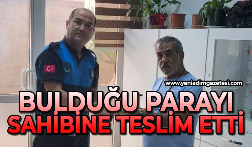650 Euro'yu sahibine teslim etti