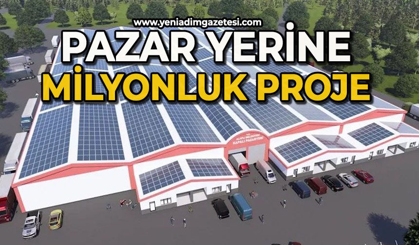 Pazar yerine milyonluk proje