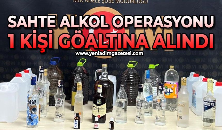 Sahte alkol operasyonu