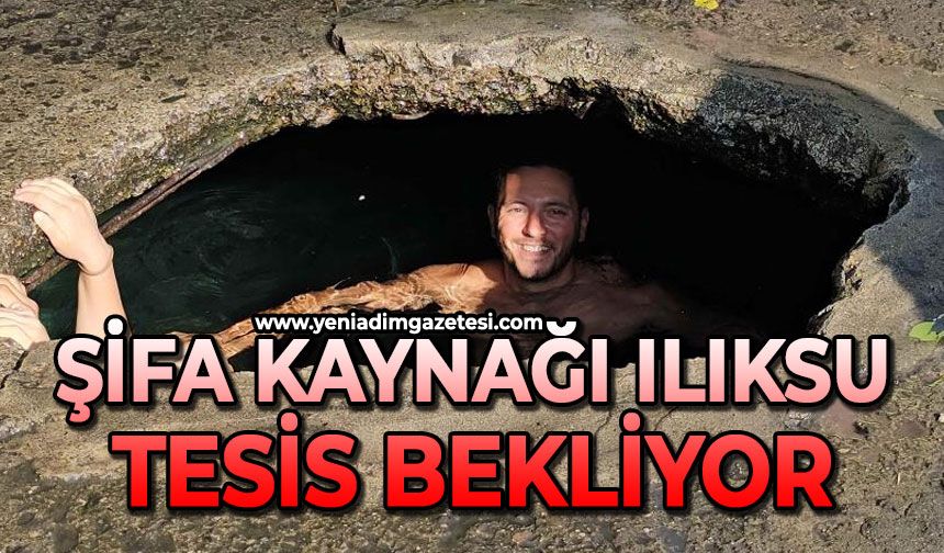 Kara yolunun kenarındaki şifalı kaynağı Ilıksu tesis bekliyor