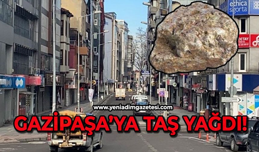 Gazipaşa’ya taş yağdı!