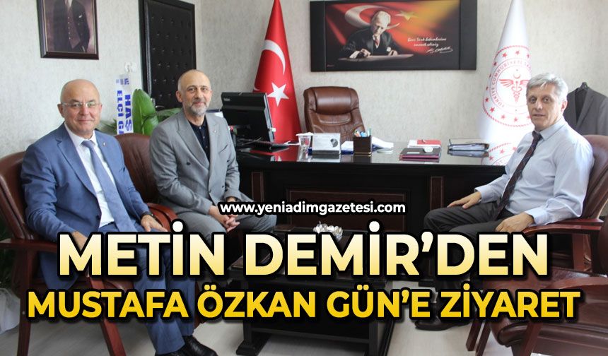 Metin Demir’den Mustafa Özkan Gün’e ziyaret etti
