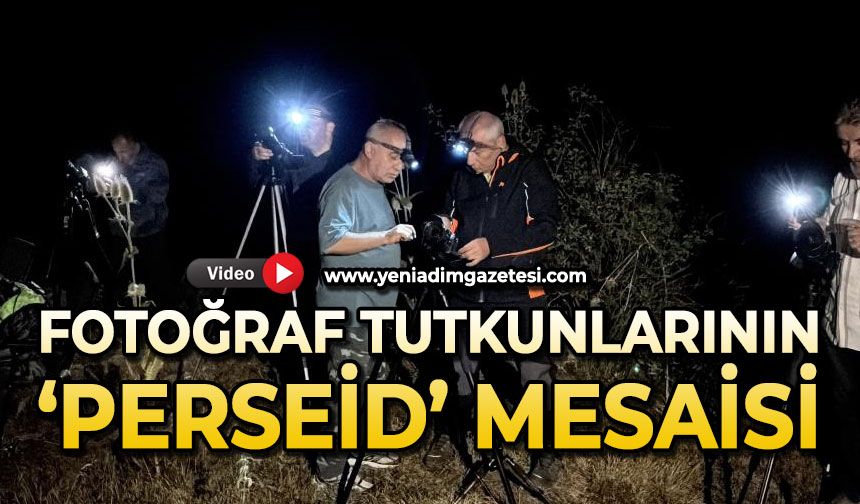 Fotoğraf tutkunlarının ‘perseid' mesaisi