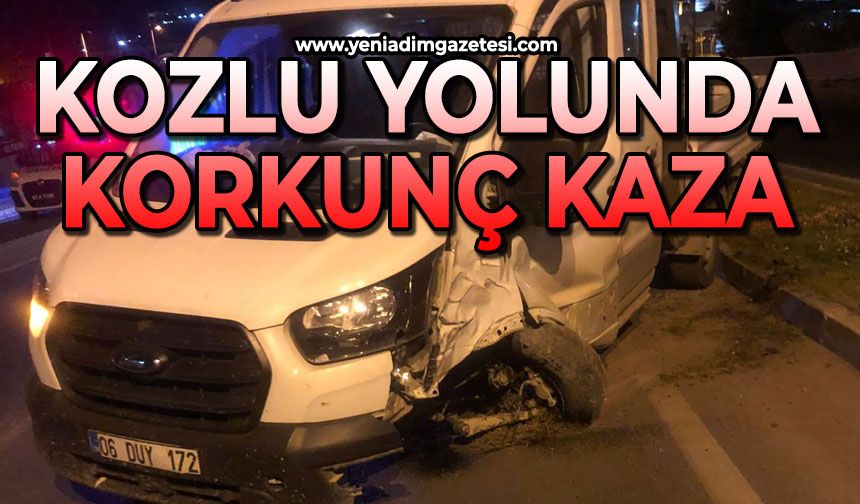 Kozlu yolunda korkunç kaza