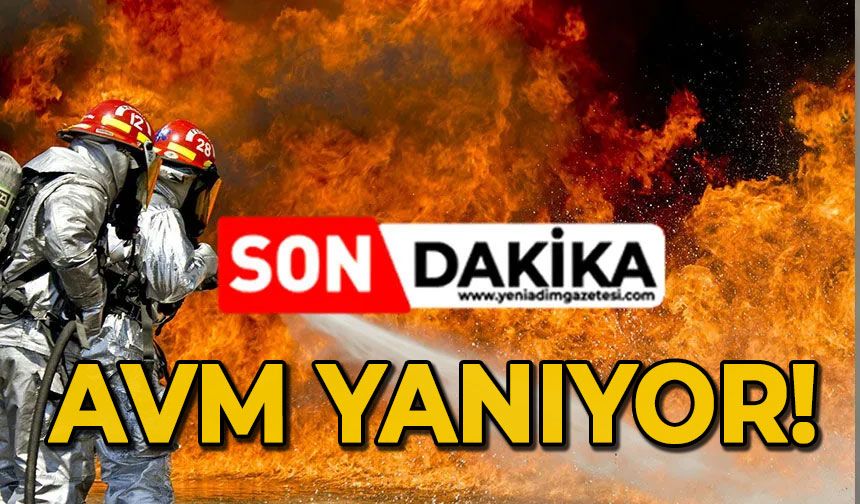 AVM yanıyor!