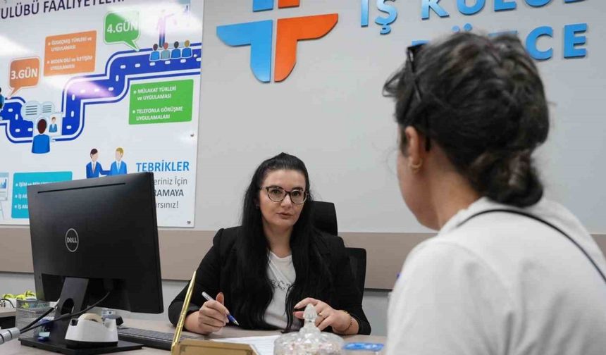 Düzce’de 8 bin kişi kendilerine uygun işlere yönlendirildi