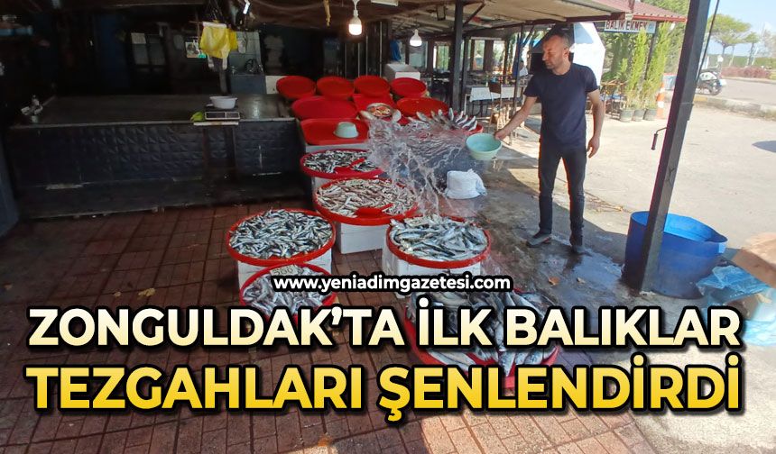 Zonguldak’ta ilk balıklar tezgahları şenlendirdi