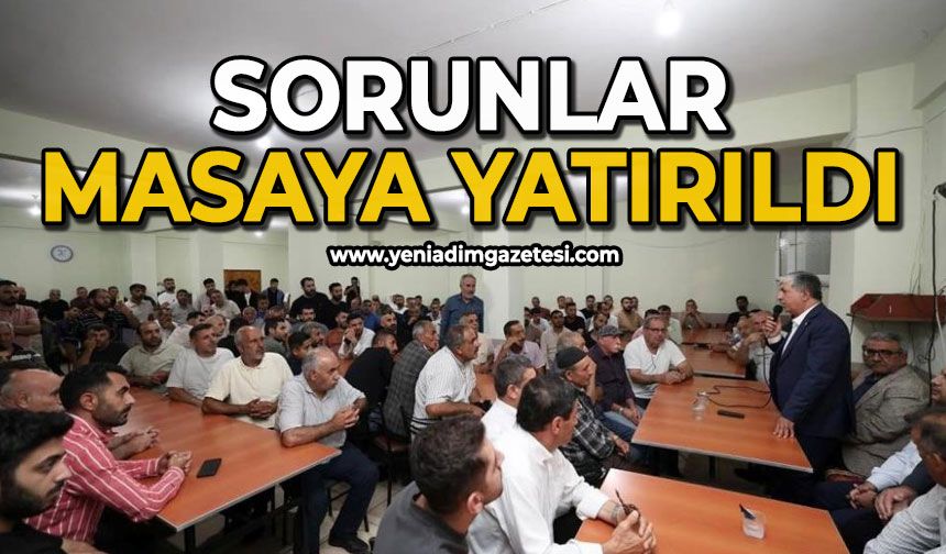 Sorunlar masaya yatırıldı