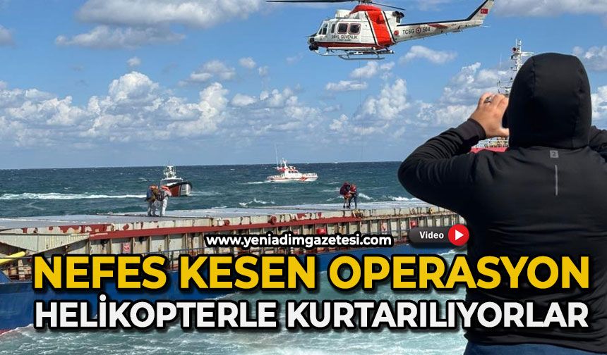 Nefes kesen operasyon: Helikopterle kurtarılıyorlar