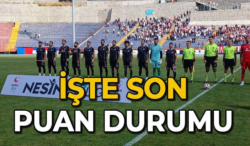 İşte son puan durumu