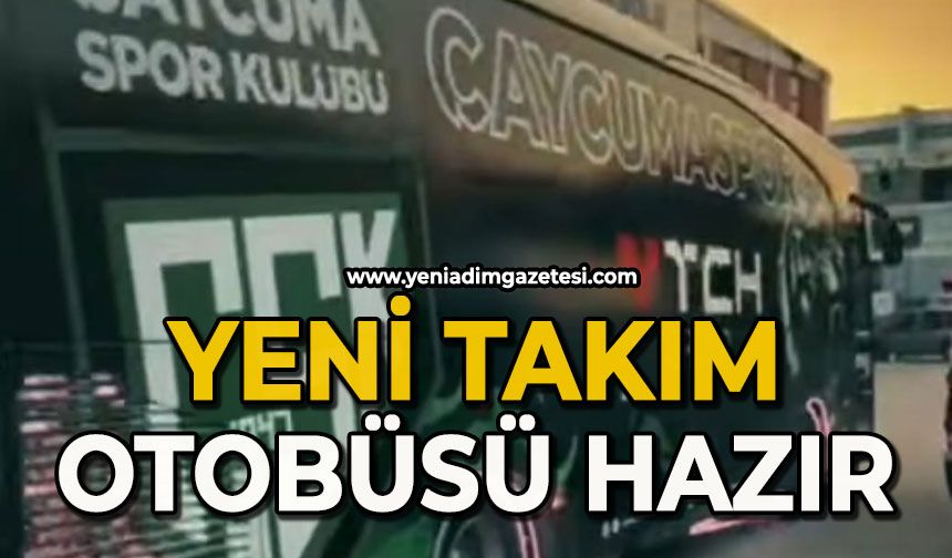 Yeni takım otobüsü hazır