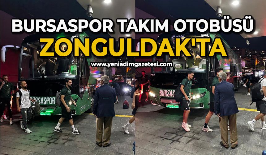 Bursaspor takım otobüsü Zonguldak'ta