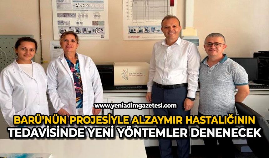 BARÜ’nün projesiyle alzaymır hastalığının tedavisinde yeni yöntemler denenecek
