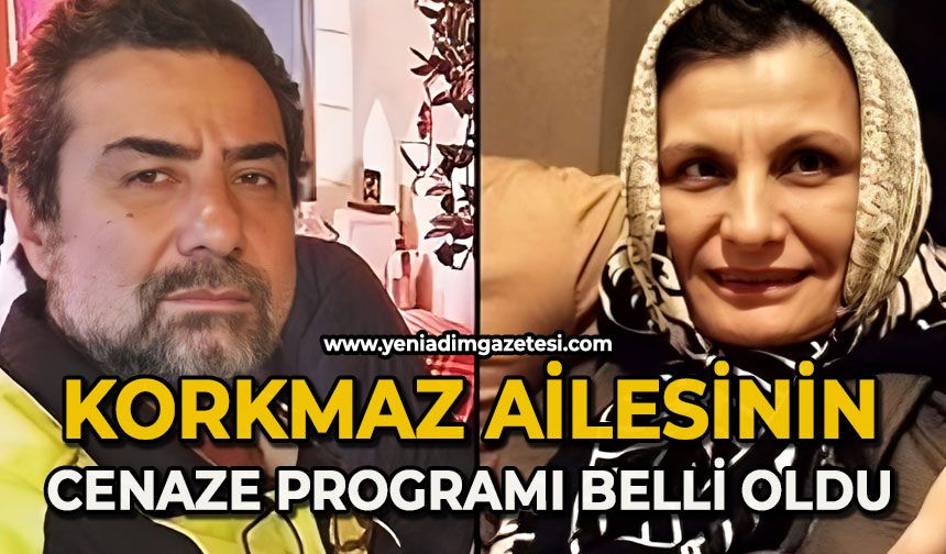 Feci kazada ölen Korkmaz ailesinin cenaze programı belli oldu