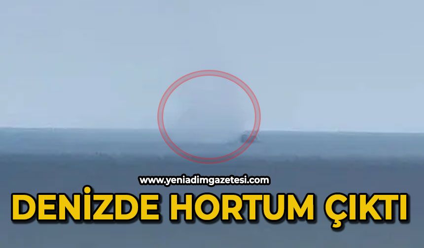 Denizde hortum çıktı