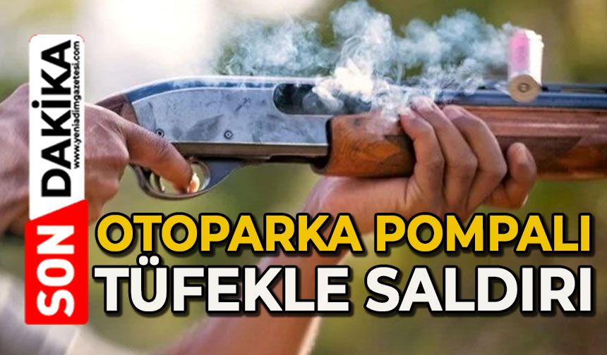 Otoparka pompalı tüfekli saldırı: 1 yaralı