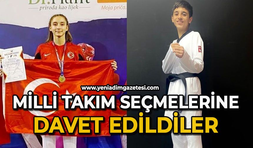 Milli takım seçmelerine davet edildiler