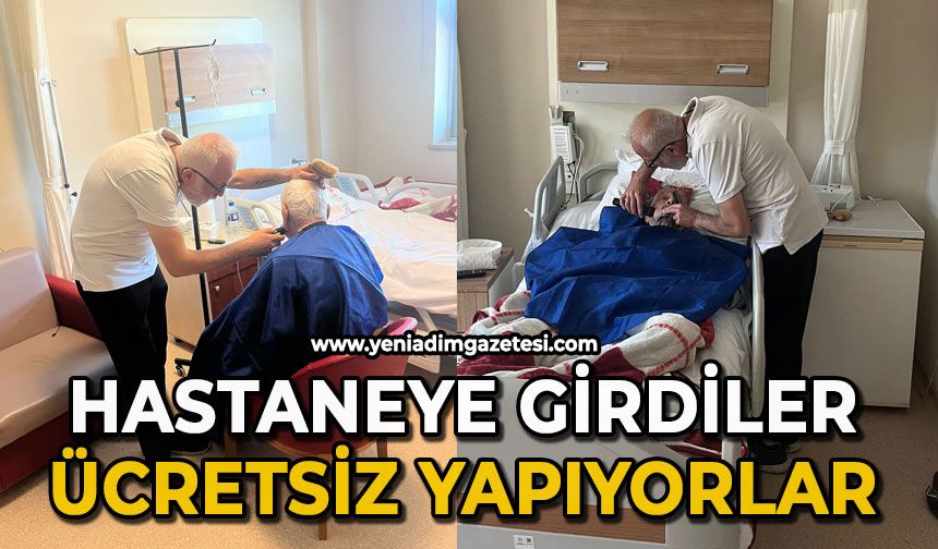 Hastaneye girdiler ücretsiz yapıyorlar