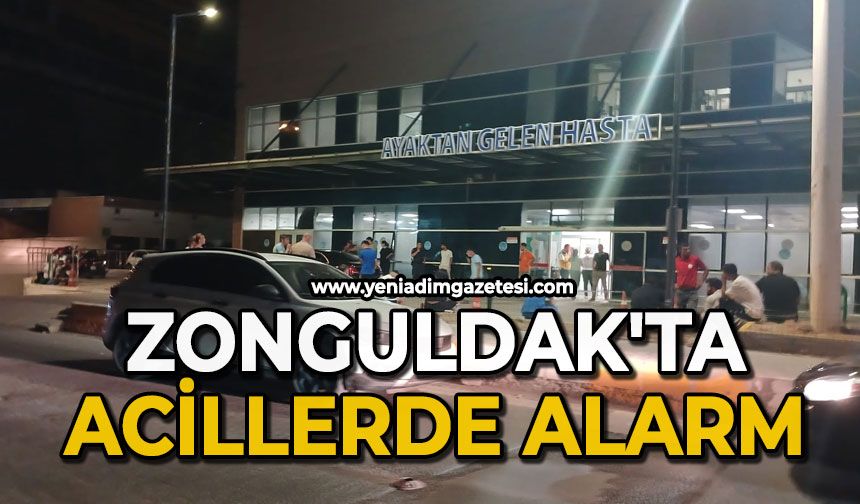 Zonguldak'ta acillerde alarm