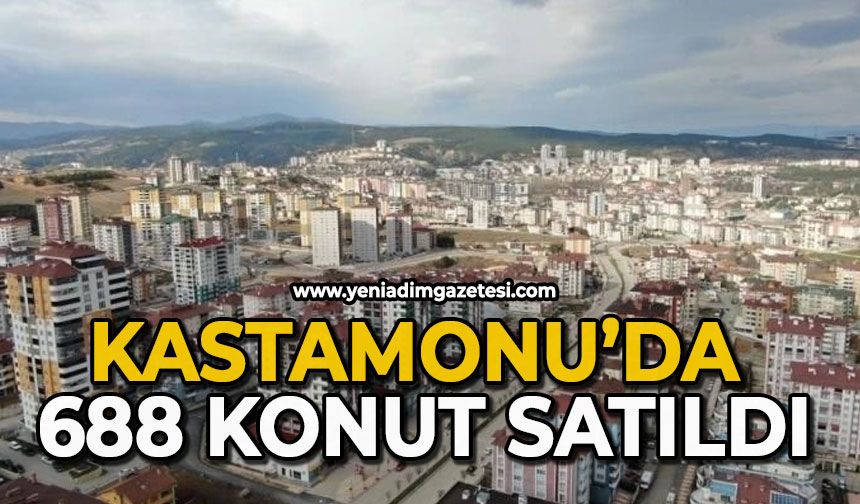 Ağustos ayında 688 konut satıldı